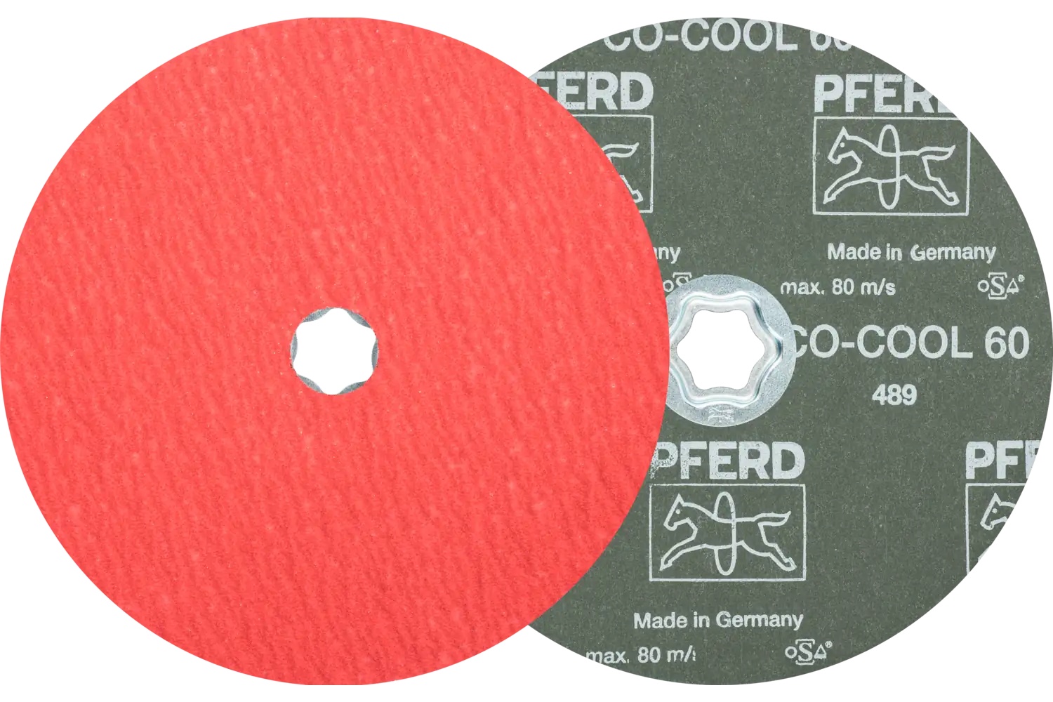 Picture of Pferd Combiclick® Fiber Disc, 7" Dia, 60 Grit, Ceramic oxide Co-Cool